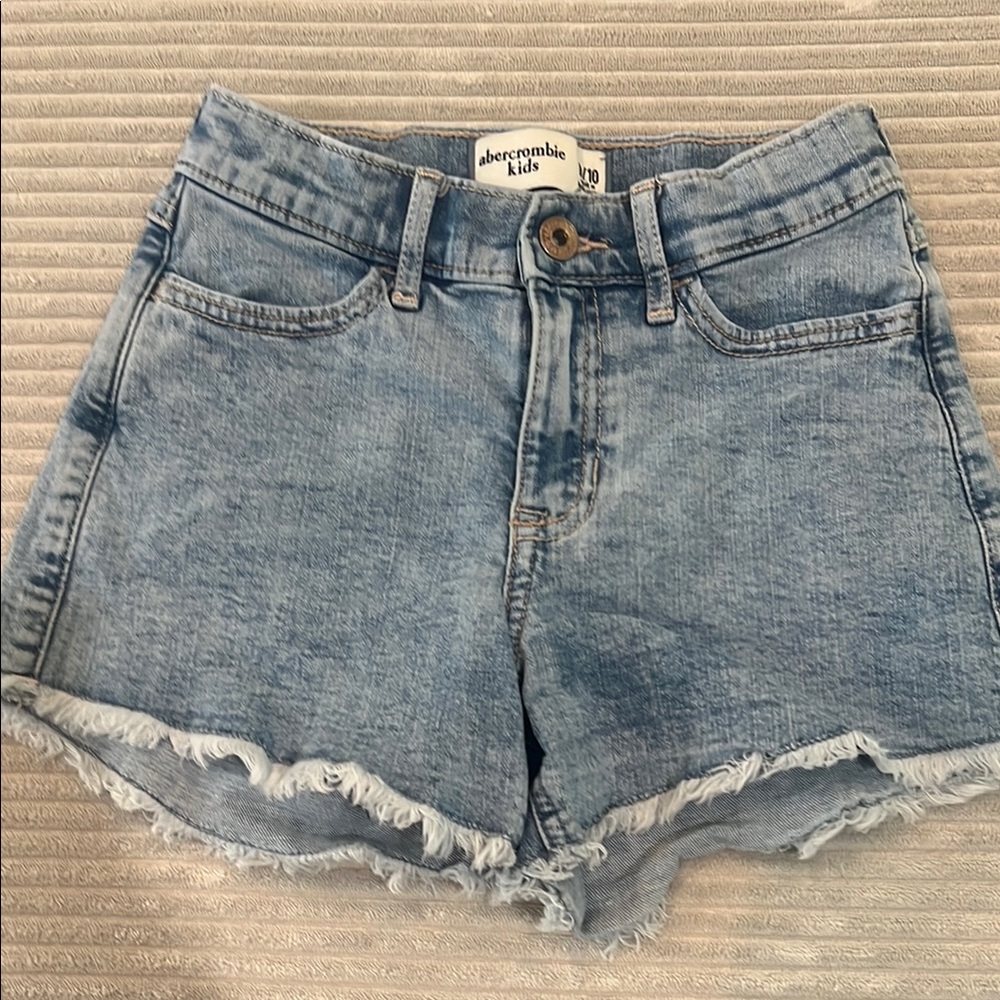 Abercrombie Kids Light Blue Jean Shorts